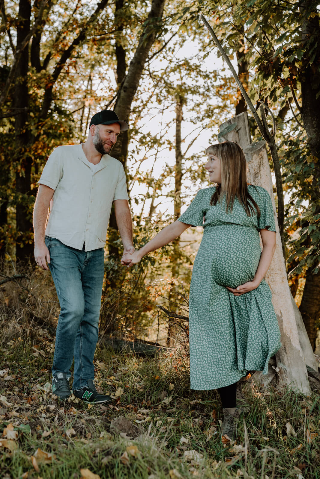 Babybauch Spaziergang
