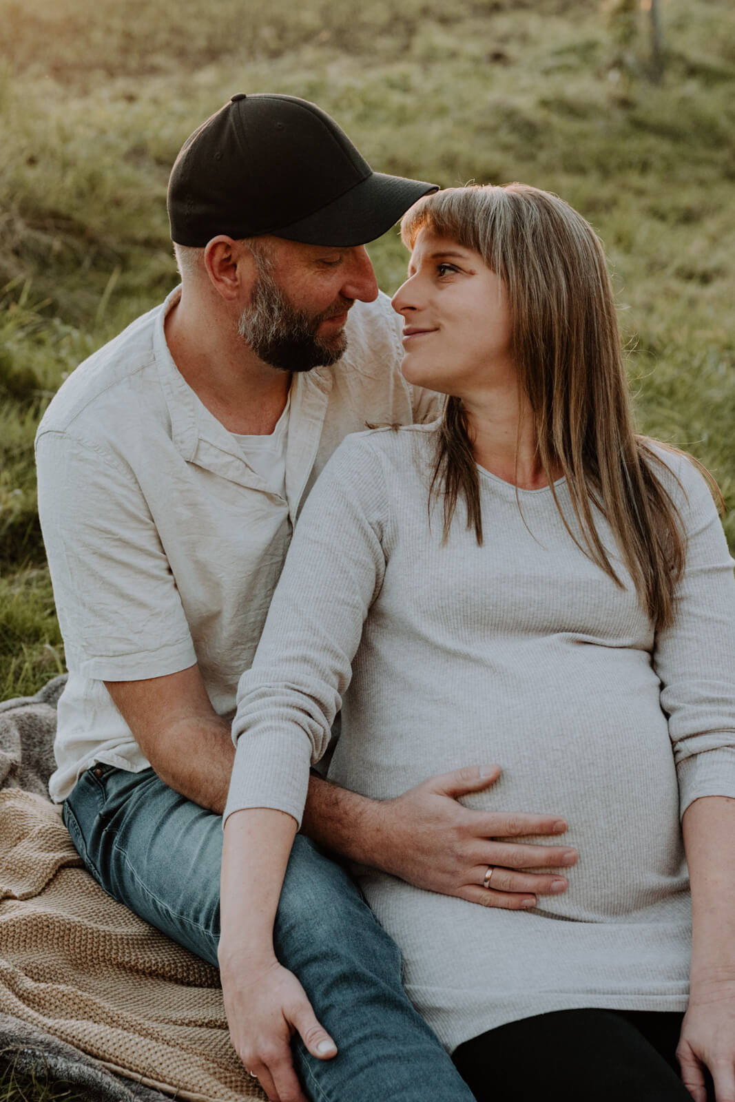 Babybauch Pärchen